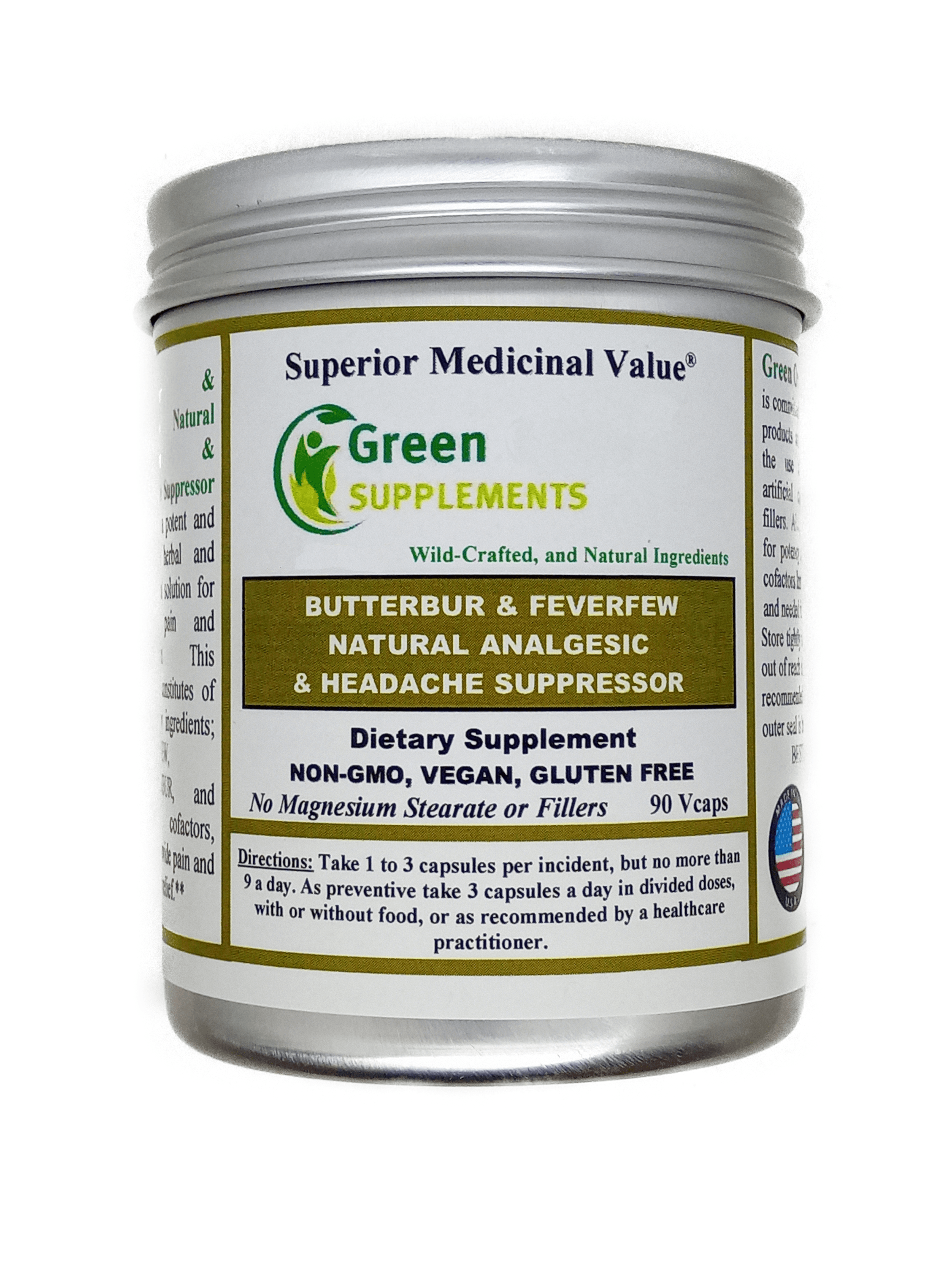 Butterbur, Feverfew, Analgesic, Painkiller, & Headache Suppressor